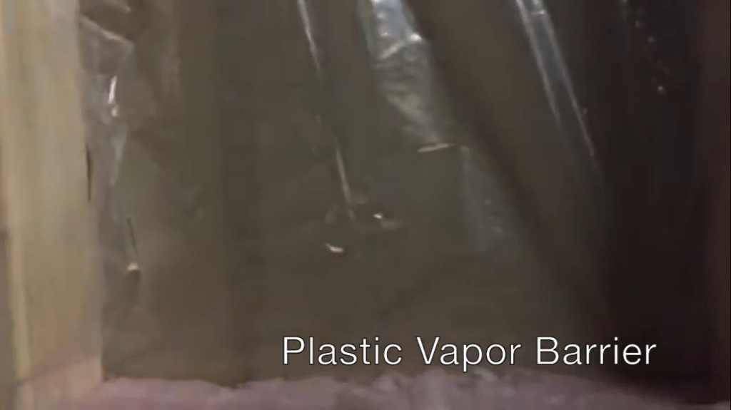 Before any fiberglass batt should be installed in your cellar, make sure that the entire walls, ceiling and floor is applied with plastic sheeting. This is necessary to create an effective vapor barrier. 
