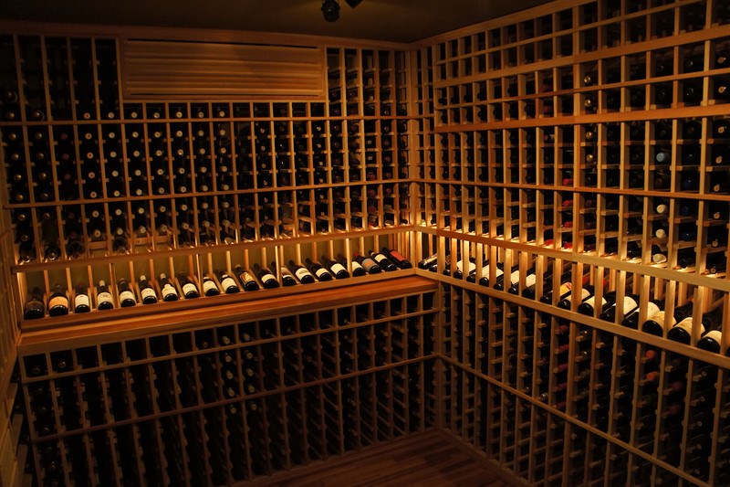 Completed Custom Wine Cellars Orange County California