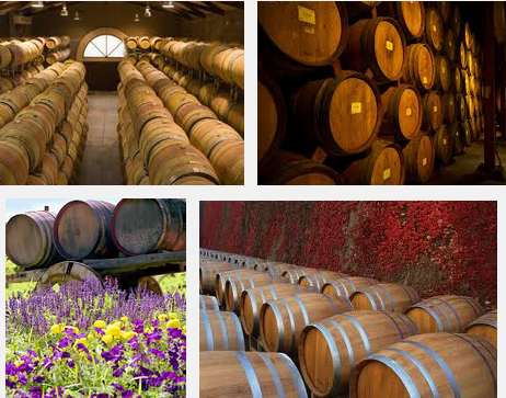 Napa Valley Oak Wine Barrels