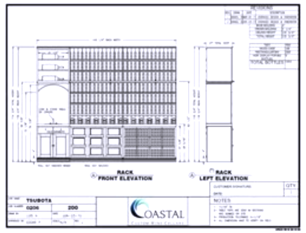 Wine Cellar Design Plan View