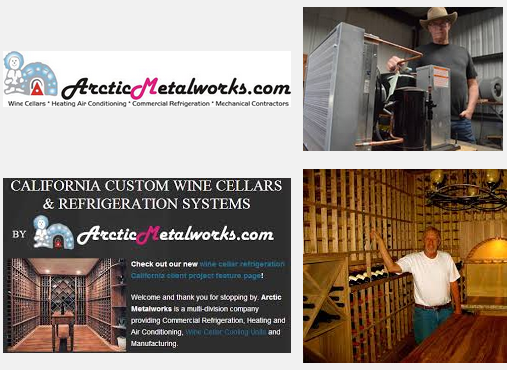 Arctic Metalworks Wine Cellar Cooling Systems Provider