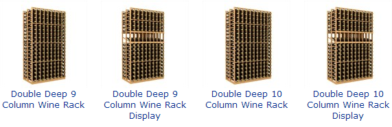 Double Deep Wine Cellar Racks
