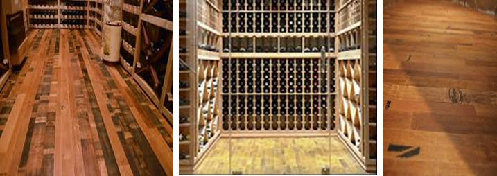 Wood Wine Cellar Flooring