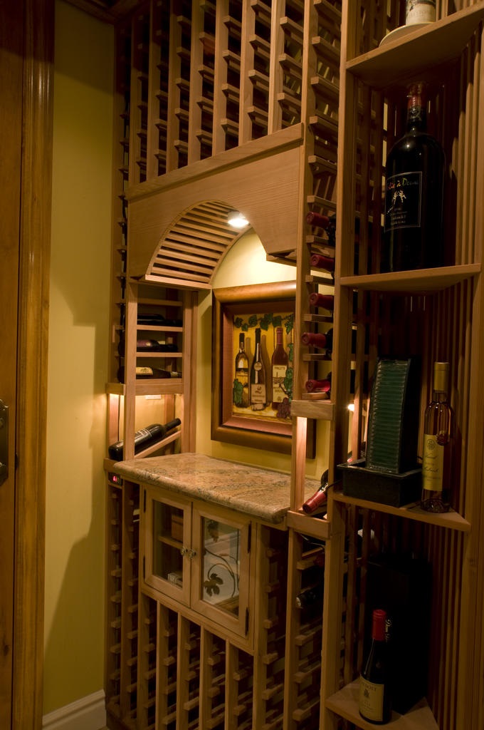 Beautiful Wine Cellar Lighting in Los Angeles, California