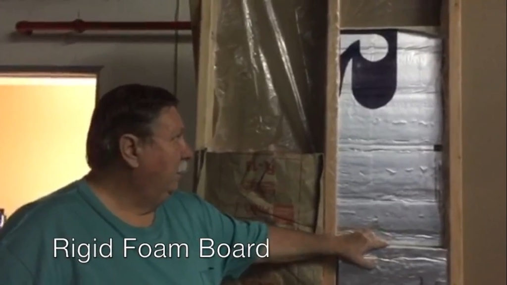 Rigid foam boards are a good option for insulating custom-built cellars in California. Before you install this product, you have to make sure that a plastic vapor barrier is applied to all of the wine room's walls, ceiling and floor. 