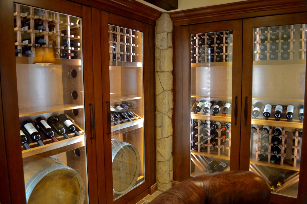 Wine Refrigeration System For California Custom Cabinets